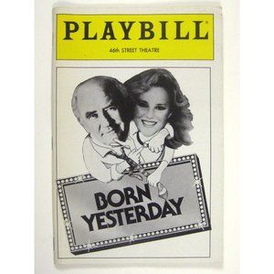Born Yesterday Playbill February 1989 Edward Asner Madeline Kahn Daniel Kelly